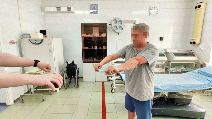 Воспалительный процесс разрушил кость на 7 сантиметров.