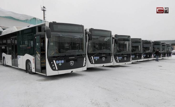 В Сургут приехала еще одна партия  пассажирских автобусов