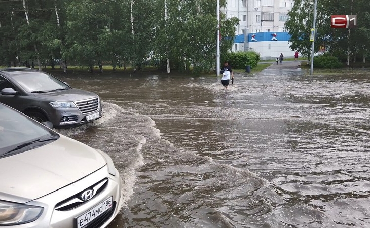 С градом и порывами ветра: большую часть Югры вскоре накроет длительная гроза