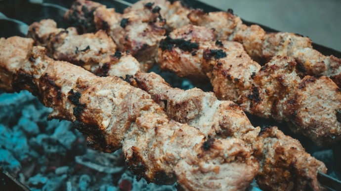 Готовый шашлык
