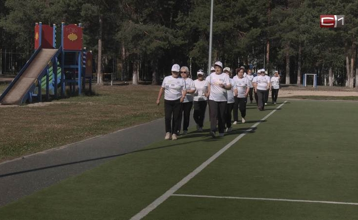 Жители Сургутского района соревнуются в количестве пройденных шагов