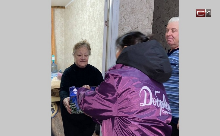 Погорельцам из Лянтора вручили подарки в канун Нового года