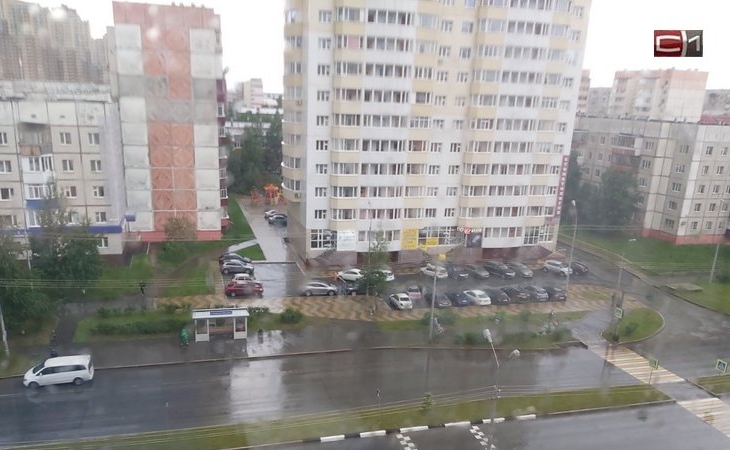 Жителей Сургута предупреждают о надвигающихся ливнях и грозах