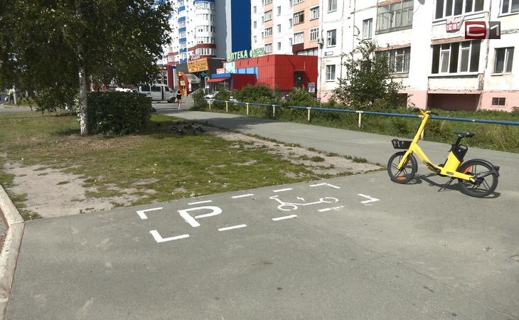 В Сургуте массово обустраивают парковки для прокатной электротехники