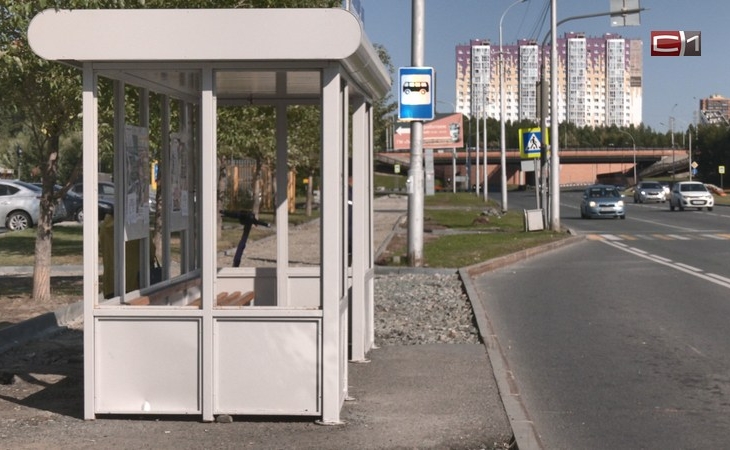 Еще два десятка новых теплых остановок разместят в Сургуте до конца этого года
